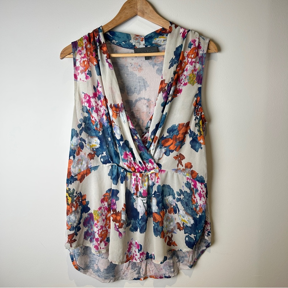 Flowy Fairy Romantic Floral Sleeveless Women's Top